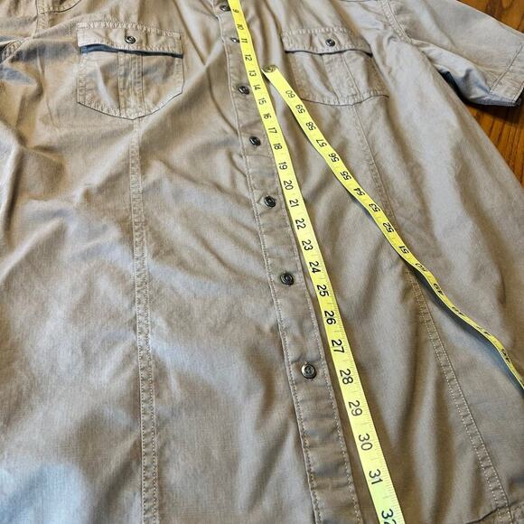 Rock & Republic short sleeve button down shirt, mens size XXL - Picture 10 of 10